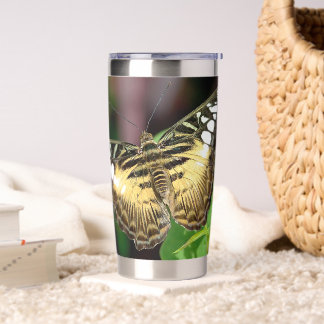 Brown Clipper Butterfly in the Jungle Insulated Tumbler