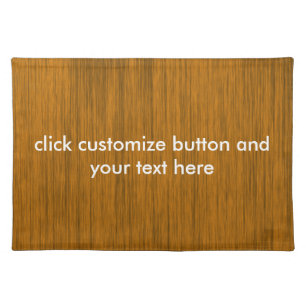 brown close‐grained wood texture placemat