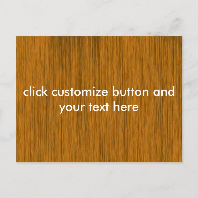 brown close‐grained wood texture postcard (Front)