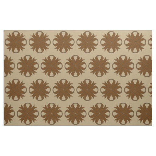 Brown Clover Ribbon by Kenneth Yoncich Fabric