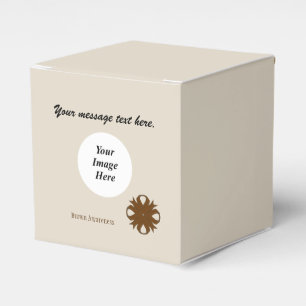 Brown Clover Ribbon Template by Kenneth Yoncich Favor Boxes