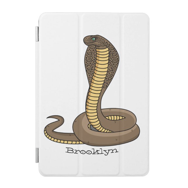 Brown cobra snake illustration  iPad mini cover (Front)