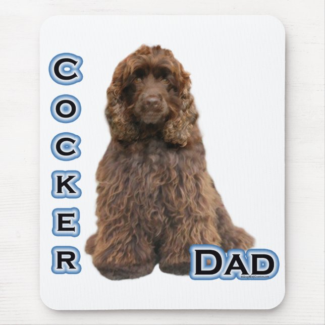Brown Cocker Spaniel Dad 4 Mouse Pad (Front)