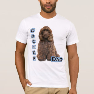 Brown Cocker Spaniel Dad 4 T-Shirt