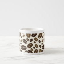 Brown Coffee Beans Pattern 