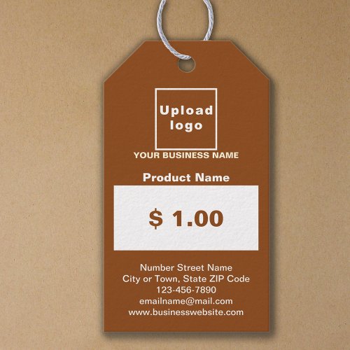 Brown Color Business Product Price Tag