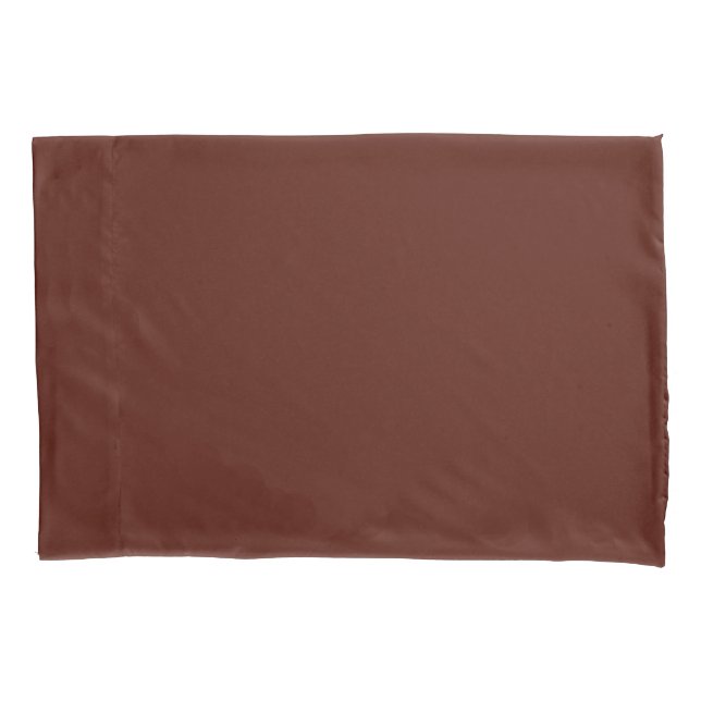 Brown Color Hex 54160A Pillow Case (Front)