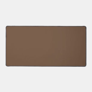 Brown Color Simple Monochrome Plain Brown Desk Mat