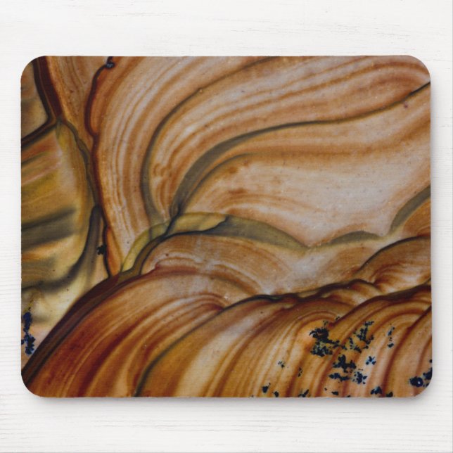 Brown colored Deschutes Jasper Mouse Pad (Front)