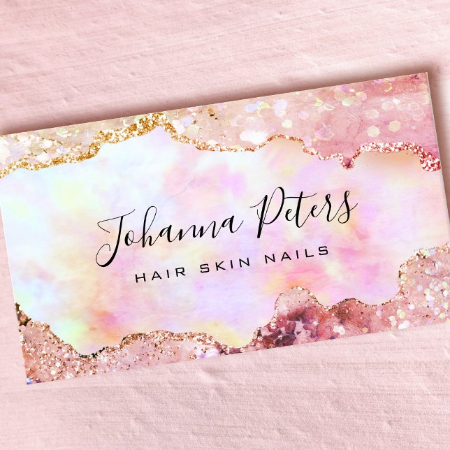 brown colors faux glitter  business card (Creator Uploaded)