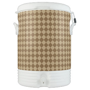 Brown Combination Diamond Pattern by STaylor Cooler