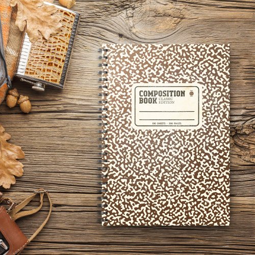 Brown Composition Notebook