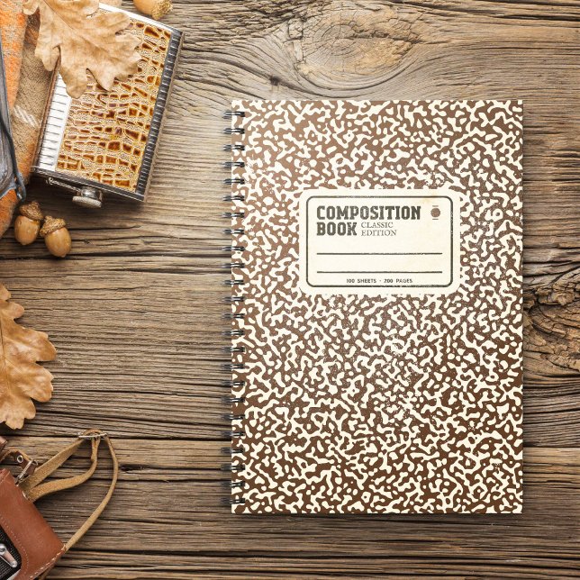 Brown Composition Notebook (Creator Uploaded)