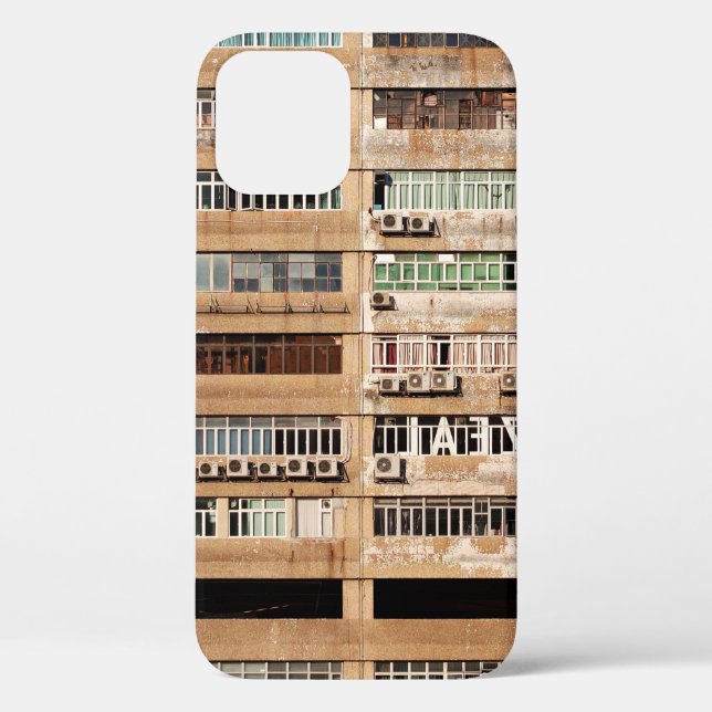 BROWN CONCRETE BUILDING Case-Mate iPhone CASE (Back)