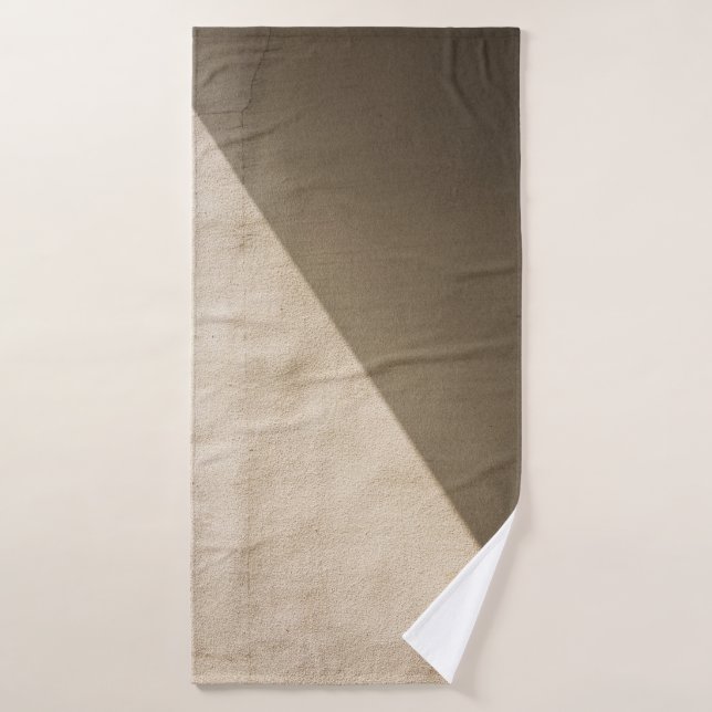 Brown concrete wall bath towel (Bath Towel)