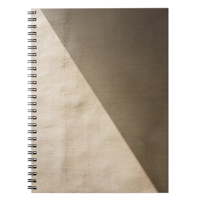 Brown concrete wall notebook (Front)