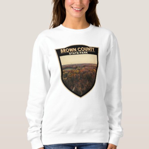 Brown County State Park Indiana Badge Sweatshirt