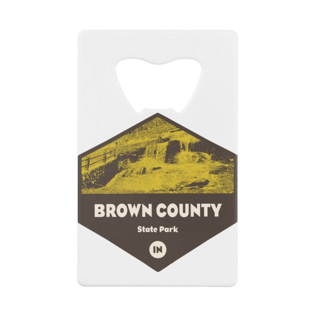 Brown County State Park Indiana Credit Card Bottle Opener (Front)