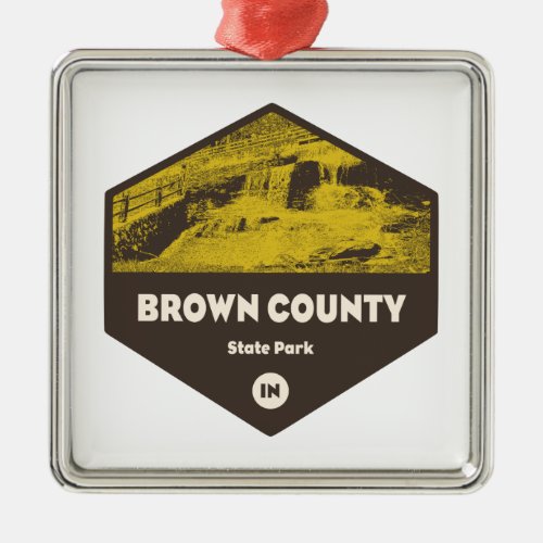 Brown County State Park Indiana Metal Ornament