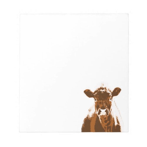 Brown Cow Farm Animal Notepad