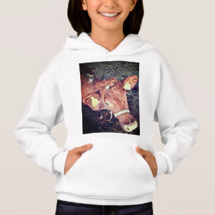 Brown cow hoodie