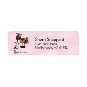 Brown Cow Label