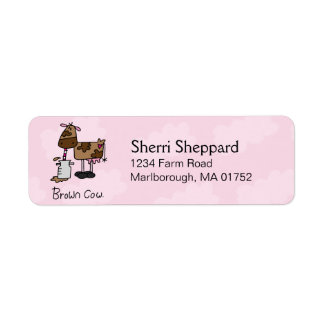 Brown Cow Label