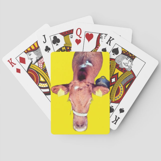 Brown cow poker cards (Back)