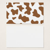 Brown Cow Print (Front & Back)
