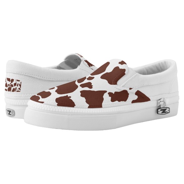 cow canvas shoes