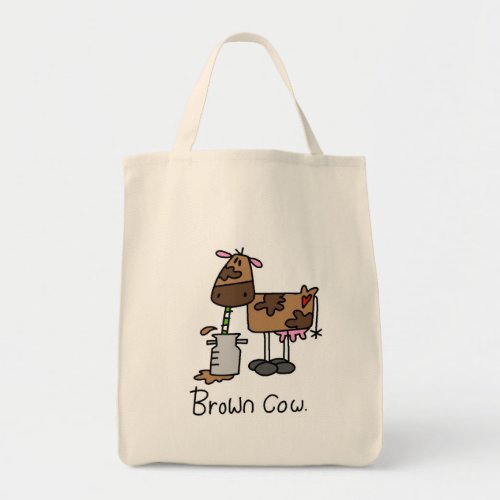 Brown Cow T_shirts and Gifts Tote Bag