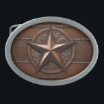 Brown Cowboy Rustic Western Country Texas Star Belt Buckle<br><div class="desc">Brown Cowboy Rustic Western Country Texas Star belt buckle  . Cowboy farmhouse accessories.</div>