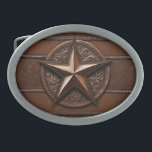 Brown Cowboy Rustic Western Country Texas Star Belt Buckle<br><div class="desc">Brown Cowboy Rustic Western Country Texas Star belt buckle  . Cowboy farmhouse accessories.</div>