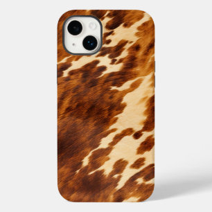 Brown Cowhide Case-Mate iPhone 14 Plus Case