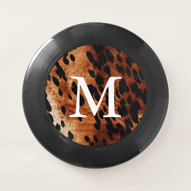 Brown Cowhide Monogram Wham-O Frisbee (Front)