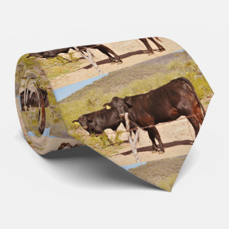 Brown Cows in Chrome Tie
