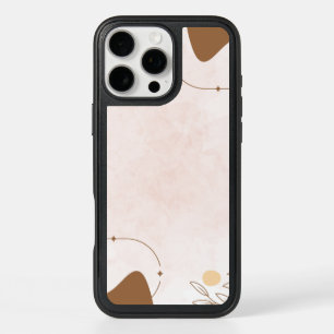 Brown Cream Aesthetic Floral Linktree    iPhone 16 Pro Max Case