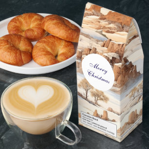 Brown Cream Western Christmas Roasted Coffee