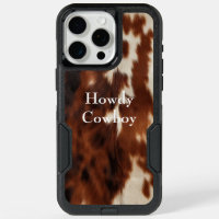 Brown Cream Western Cowhide 