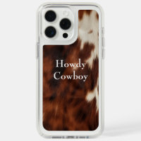 Brown Cream Western Cowhide 
