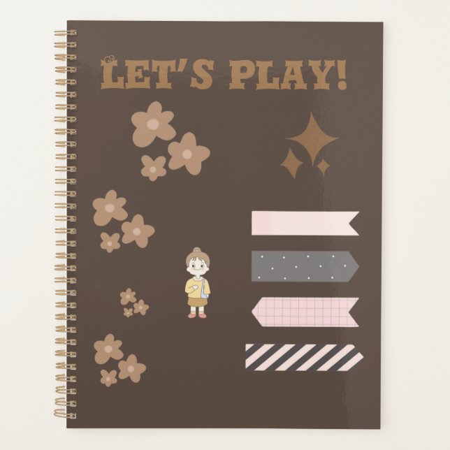 Brown cute planner  (Front)