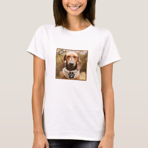 Brown Dachshund Dog With its Eyes Closed T-Shirt
