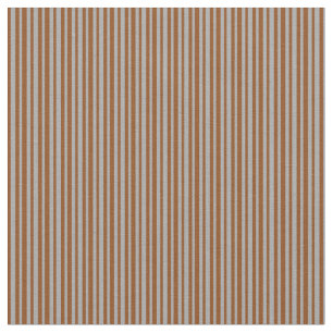 Brown & Dark Gray Lines Pattern Fabric