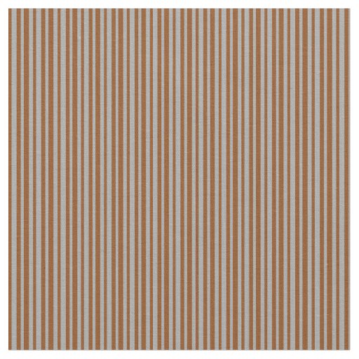 Brown & Dark Gray Lines Pattern Fabric