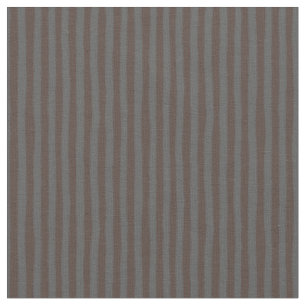 Brown & Dark Gray Wonky Stripes Fabric