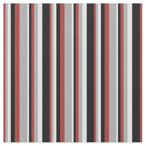 Brown, Dark Grey, Lavender, and Black Stripes Fabric