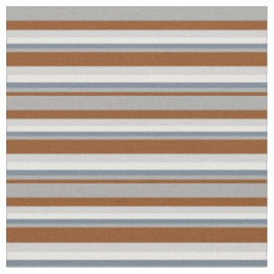 Brown, Dark Grey, Slate Gray, Mint Cream & Gray Fabric