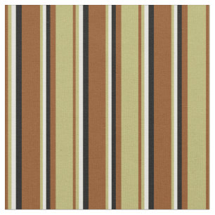 Brown, Dark Khaki, Light Yellow, and Black Colored Fabric