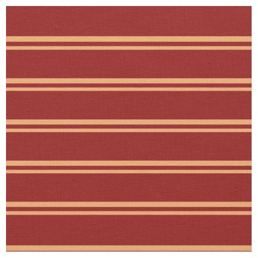 Brown & Dark Red Striped/Lined Pattern Fabric