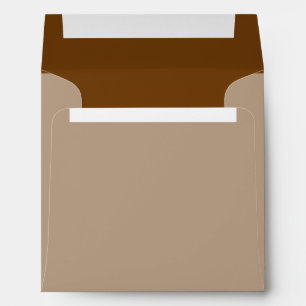 Brown Decor Color You Can Customize Envelope